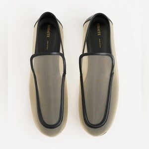 Khaite // NEW Alessia Mesh Leather Loafers